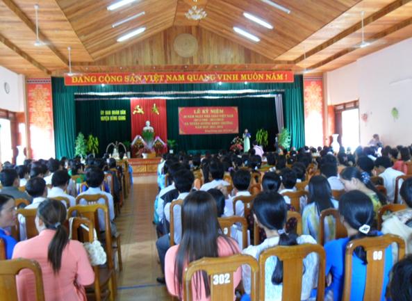 Đông Giang tổ chức kỷ niệm 30 năm Ngày Nhà giáo Việt Nam