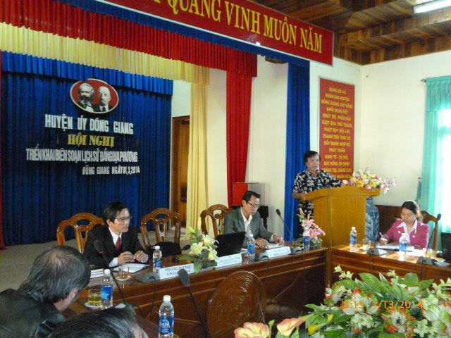 Hội nghị triển khai biên soạn lịch sử Đảng bộ các xã, thị trấn huyện Đông Giang