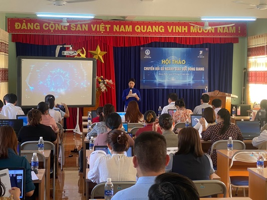 Đông Giang: Hội thảo chuyển đổi số lĩnh vực giáo dục